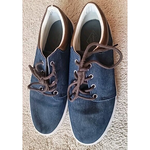St Johns Bay Mens Jean Shoes. Size 9.5. Tie. Casual Shoe - Picture 2 of 10